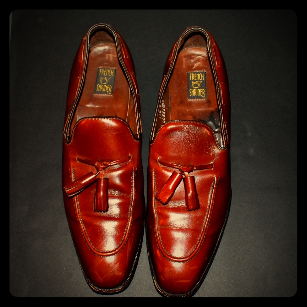 Luxurious French Shriner leather loafers